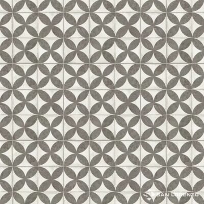 FLOWER FIT BLACK 45,3X45,3 - Imagen 3