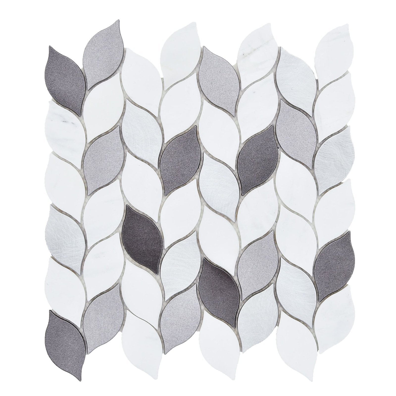 747-1 Foglie Neva Gray MAL2200 30 x 30 - Imagen 1