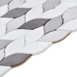 Foglie Neva Gray MAL2200 30 x 30 - Imagen 4