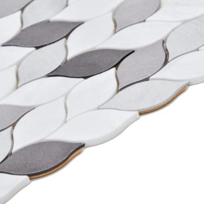 Foglie Neva Gray MAL2200 30 x 30 - Imagen 4