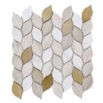 Foglie Tiver Beige MAL2201 30 x 30 - Imagen 3