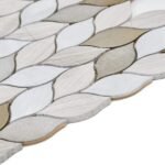 Foglie Tiver Beige MAL2201 30 x 30 - Imagen 4