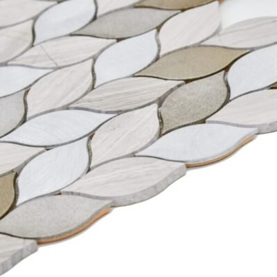 Foglie Tiver Beige MAL2201 30 x 30 - Imagen 4