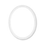 Espejo Oval Breneguy Blanco E7040 62 x 76