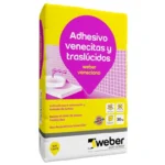 PEGAMENTO WEBER VENECIANO BLANCO X 30KG